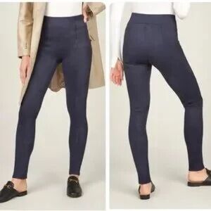 SPANX Navy Faux Suede Leggings for Women